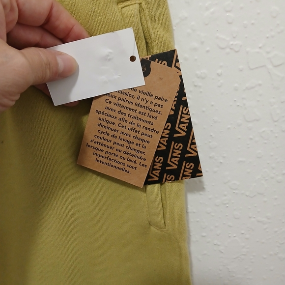 Vans Green and White Tie-Dye Joggers Unisex XL Sweatpants Thick Heavy NWT - Picture 5 of 16